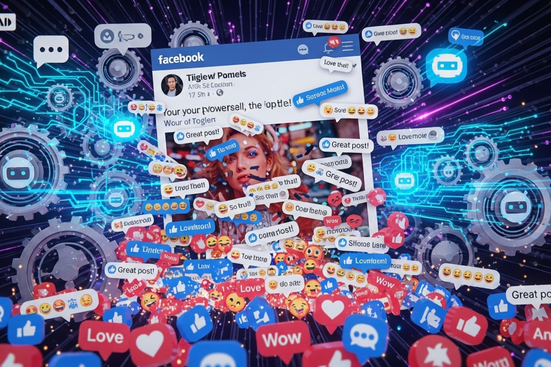 auto comment for facebook