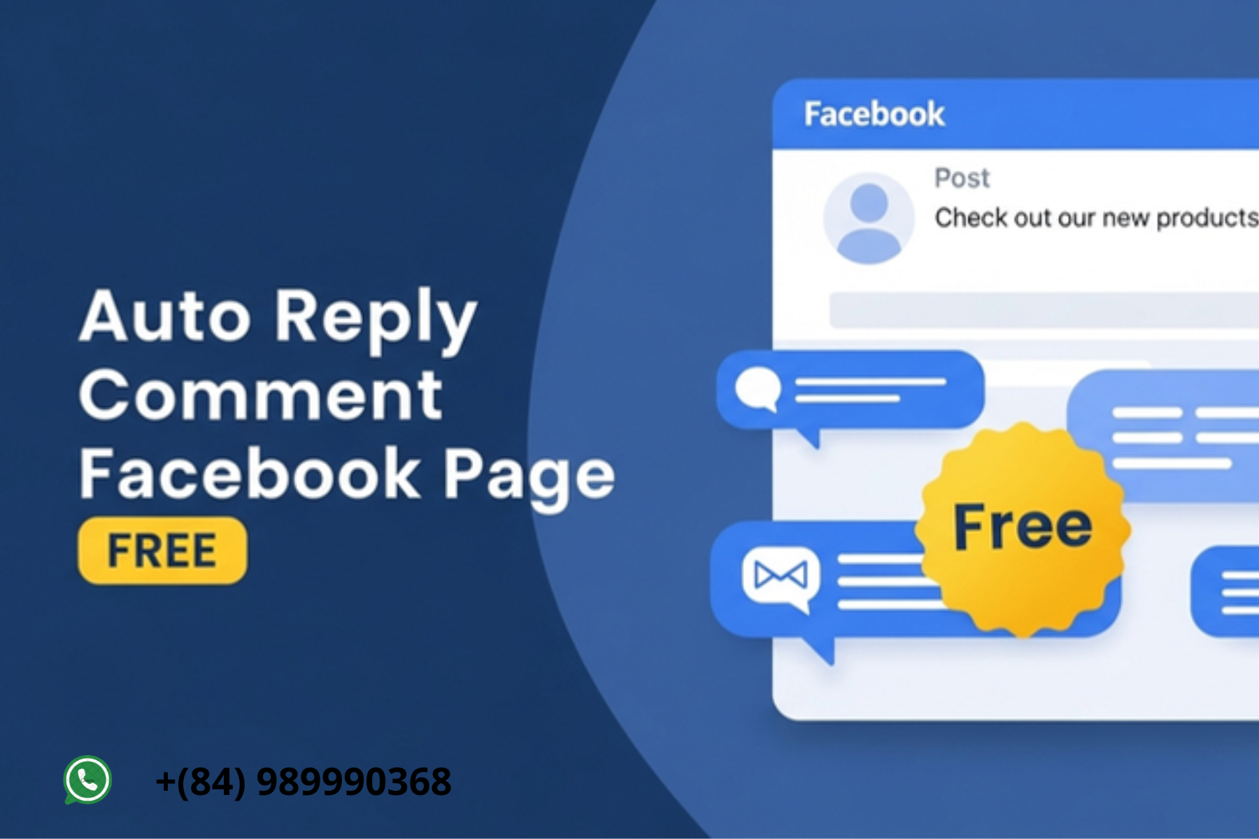 auto reply comment facebook page free